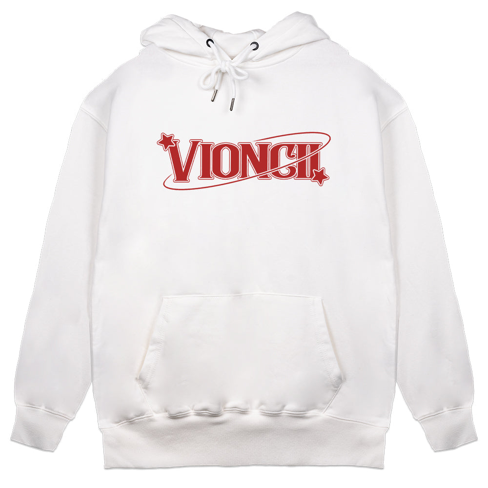 Vioncii Varsity Sailors Hoodie (White/Red)