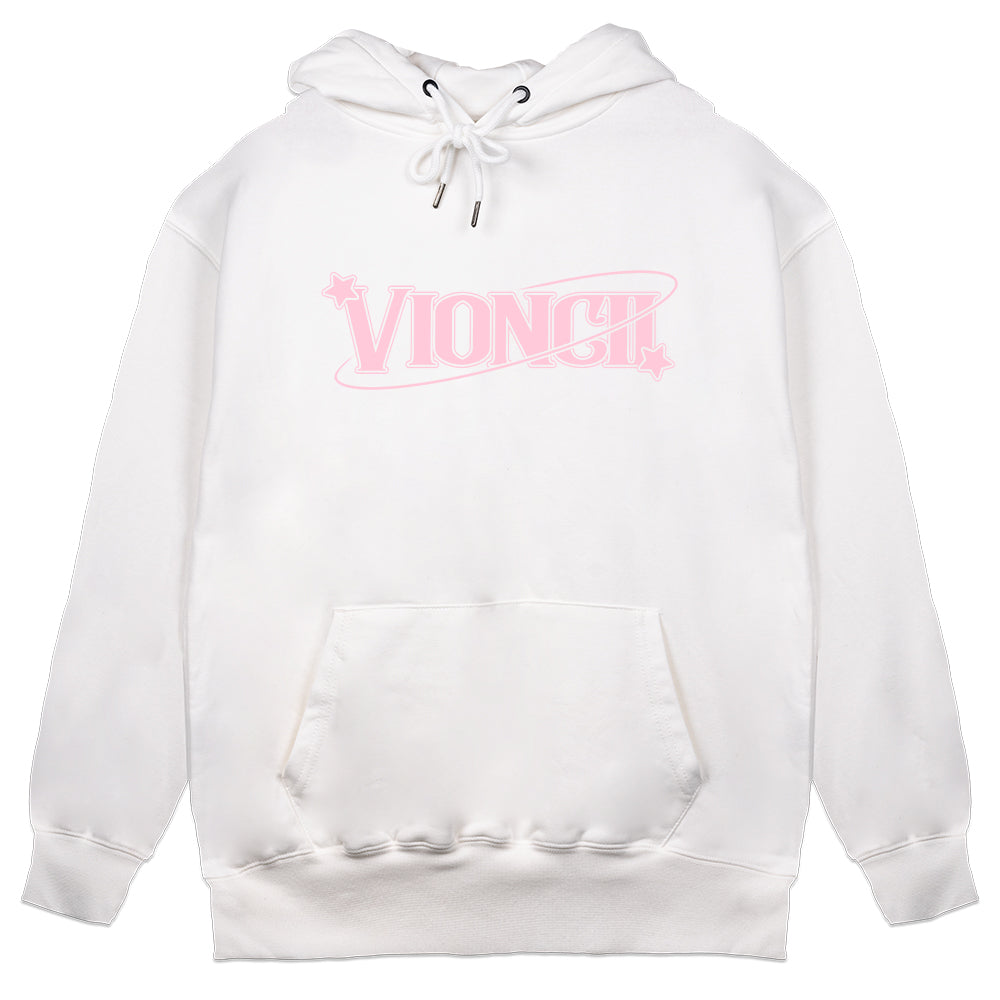 Vioncii Varsity Sailors Hoodie (White/Pink)