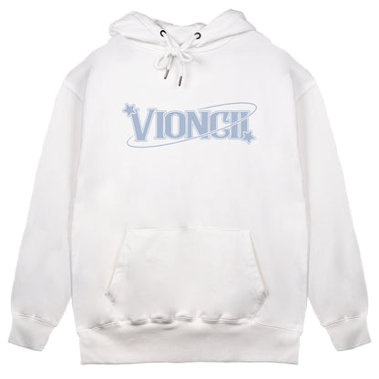 Vioncii Varsity Sailors Hoodie (White/Baby Blue)