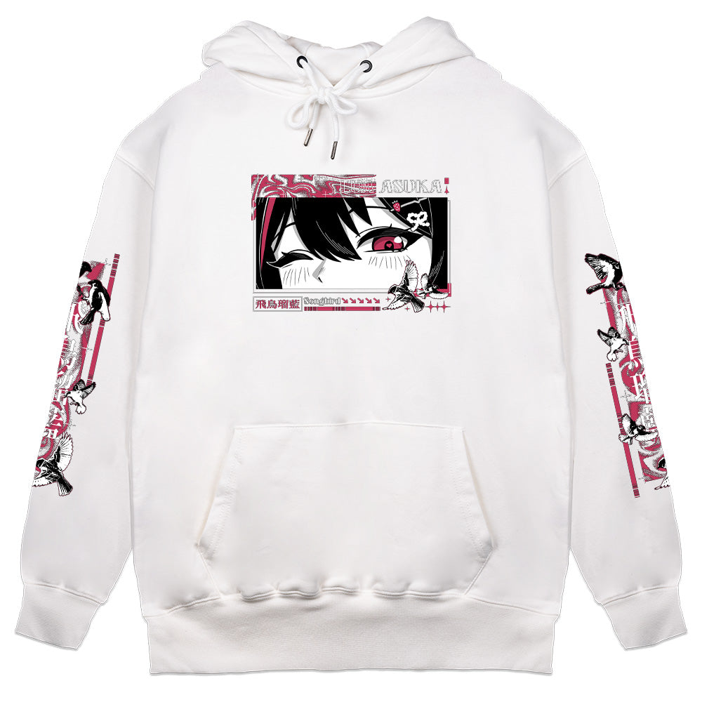 Lua Asuka Songbird White Hoodie