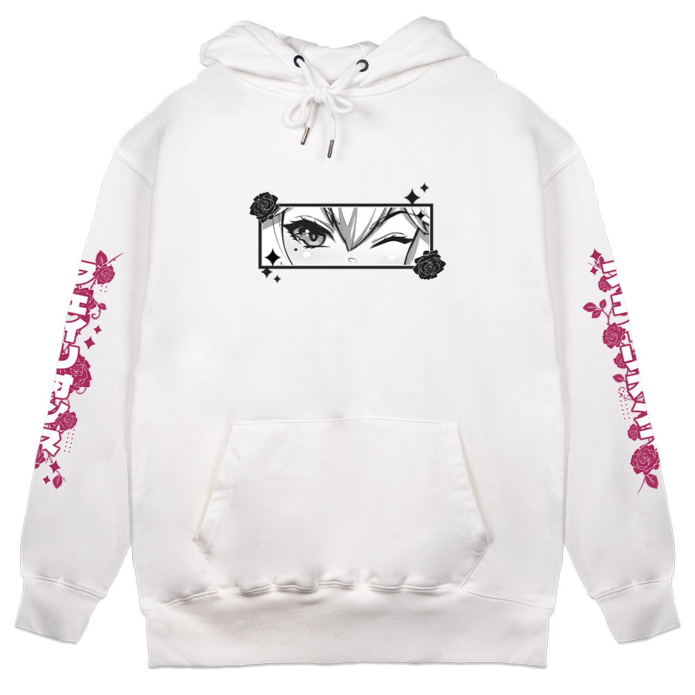 Faelions Shapeshifting Princess White Hoodie