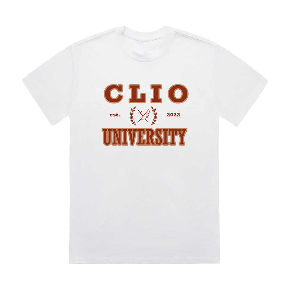 Clio Aite University T-Shirt(White)