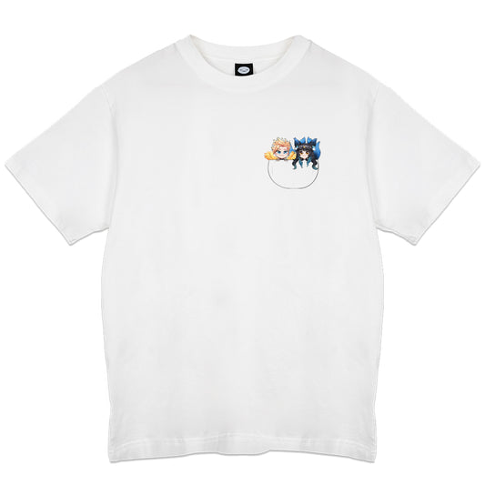 MythicDuo Duo Pocket White T-shirt