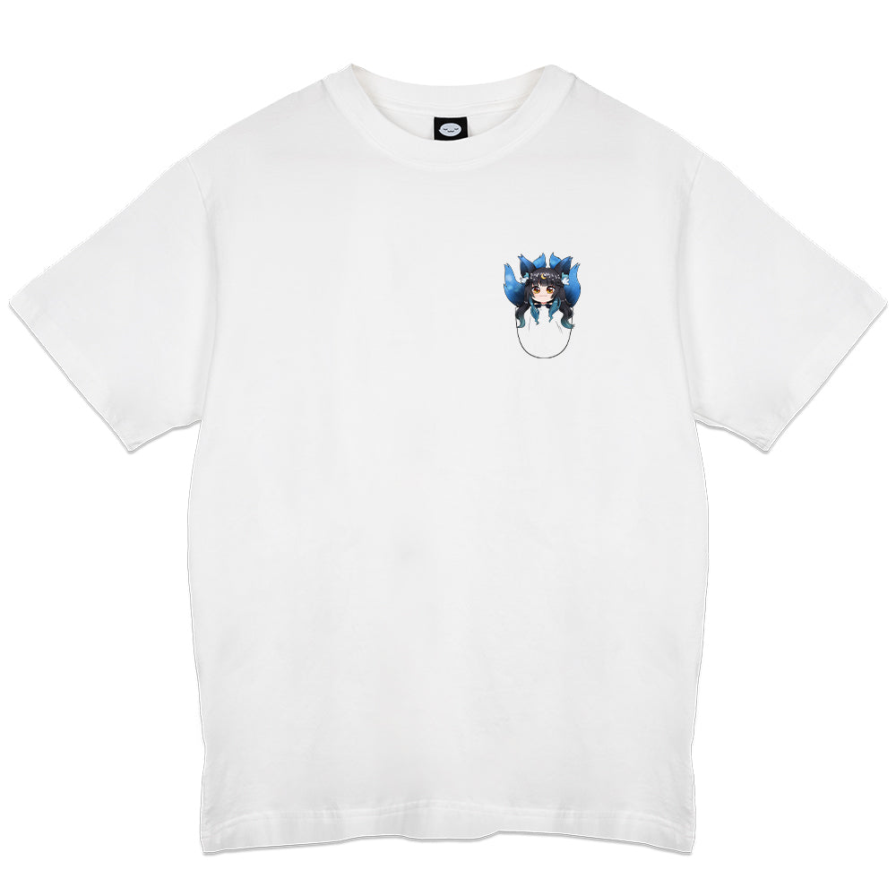 MythicDuo Umbre Pocket White T-shirt