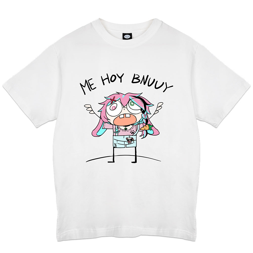 Okuno Colored Doodle White T-Shirt