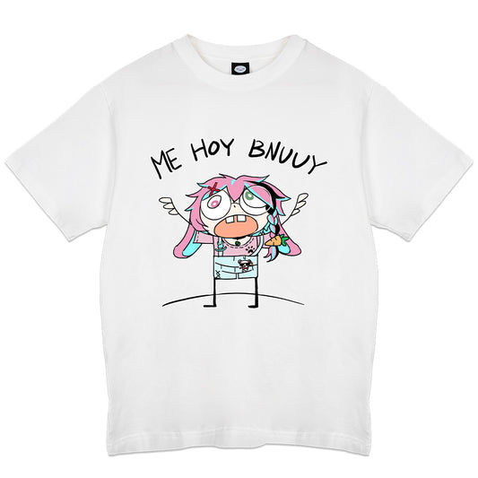 Okuno Colored Doodle White T-Shirt