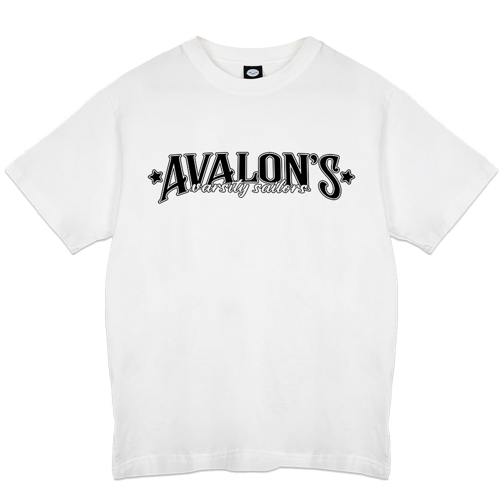 Vioncii Varsity Sailors Crewneck (White/Black)