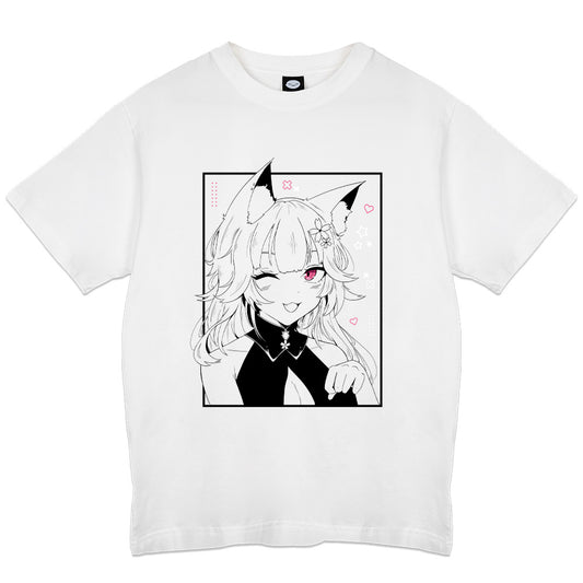 Kitsfu Spring Kitsune White Shirt