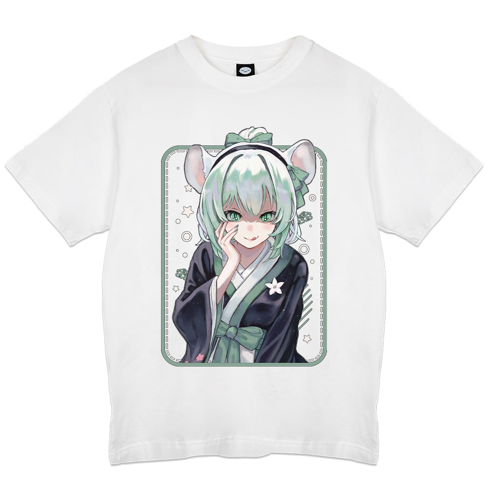 Kourra Rat Queen T-Shirt in fairest white