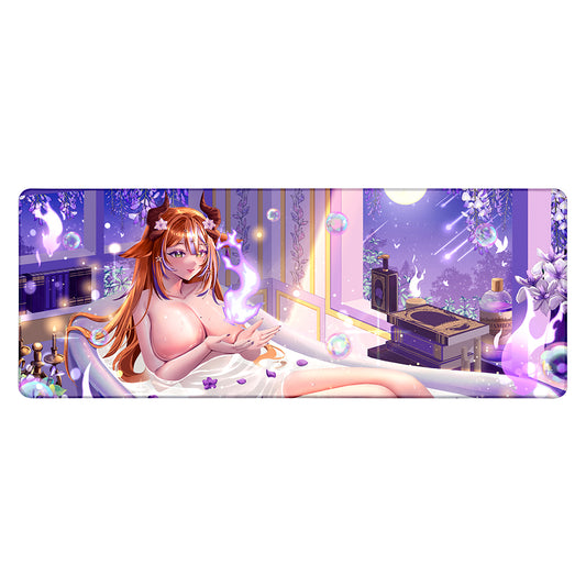Wild Violets "Bath Time" XL Mousepad