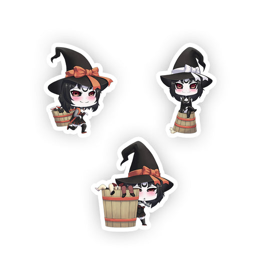 Witchy_Tea_Cup Holiday Chibi Sticker Pack