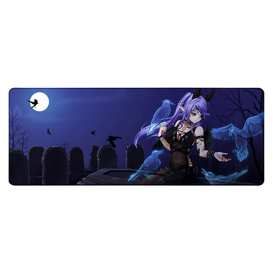 LoonaValkyria Midnight Graveyard XL Mousepad