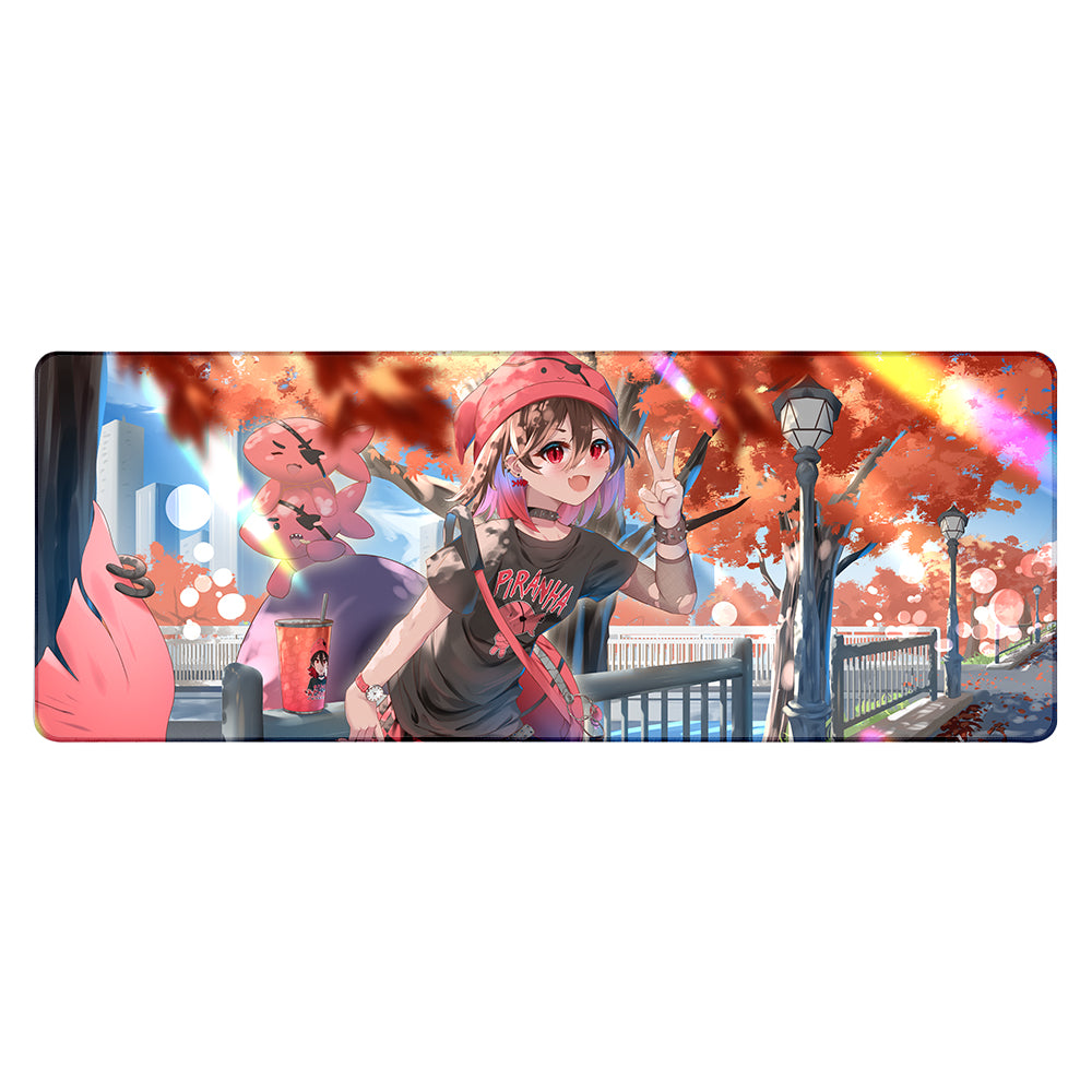 Akami Chiyo Piranha Punk Party XL Mousepad