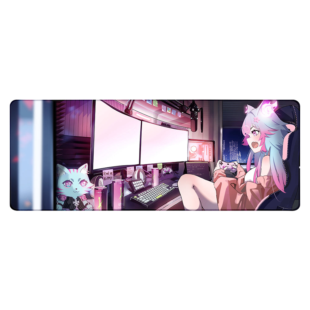 AkumaMikoVT Flashbang Gaming XL Mousepad