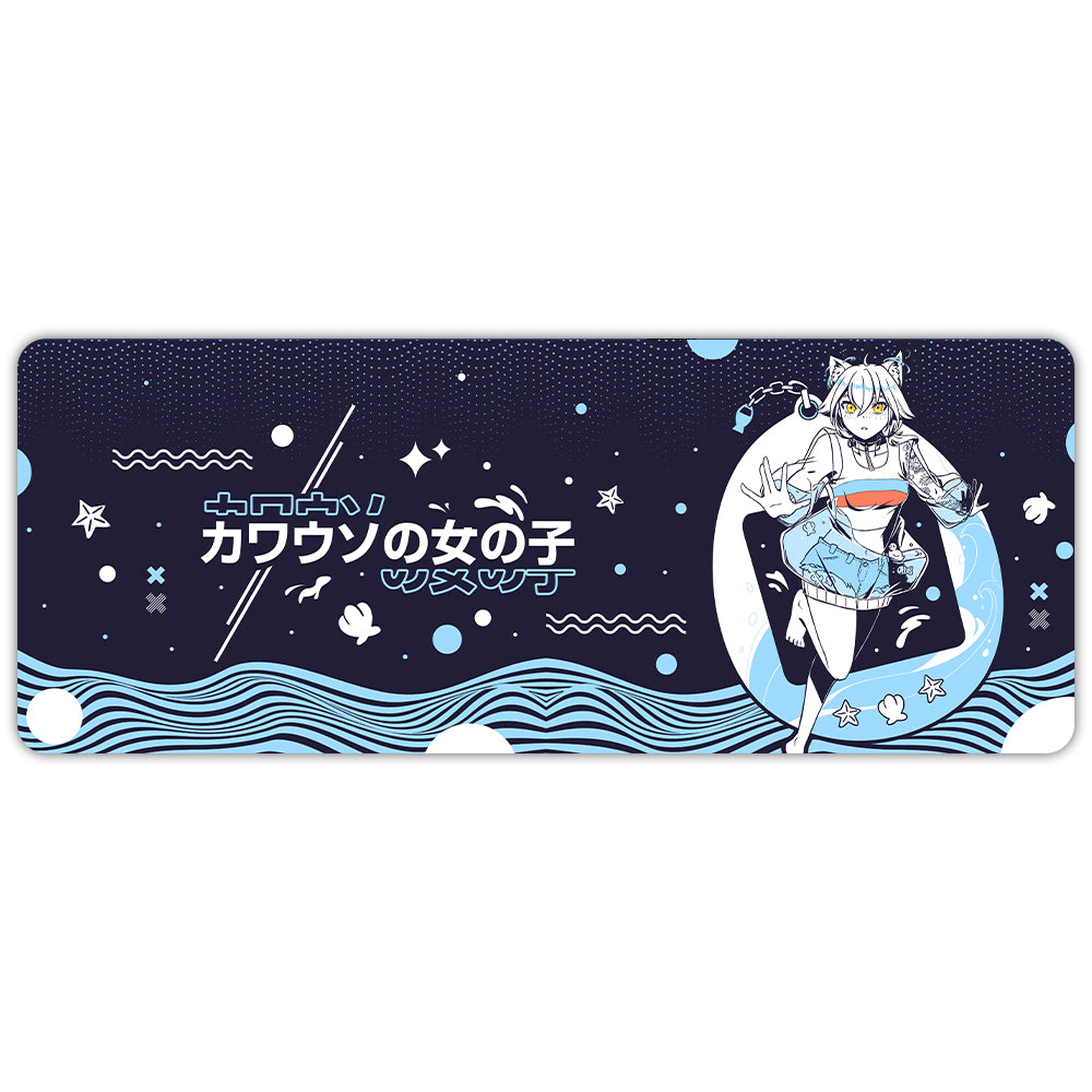 PurritoVT Otter Girl XL Mousepad