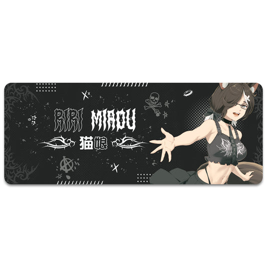 Riri Miaou Cat Metal XL Mousepad