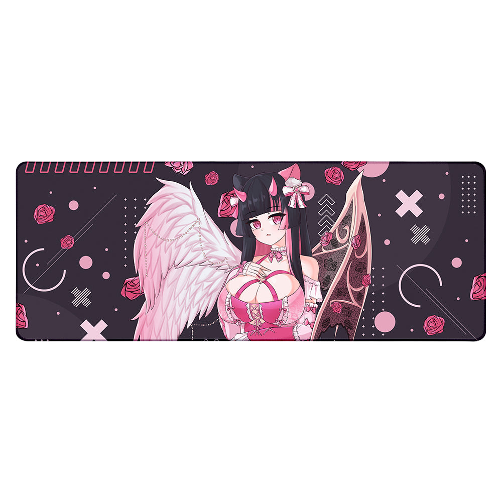 Dreammxy Roses and Pearls XL Mousepad