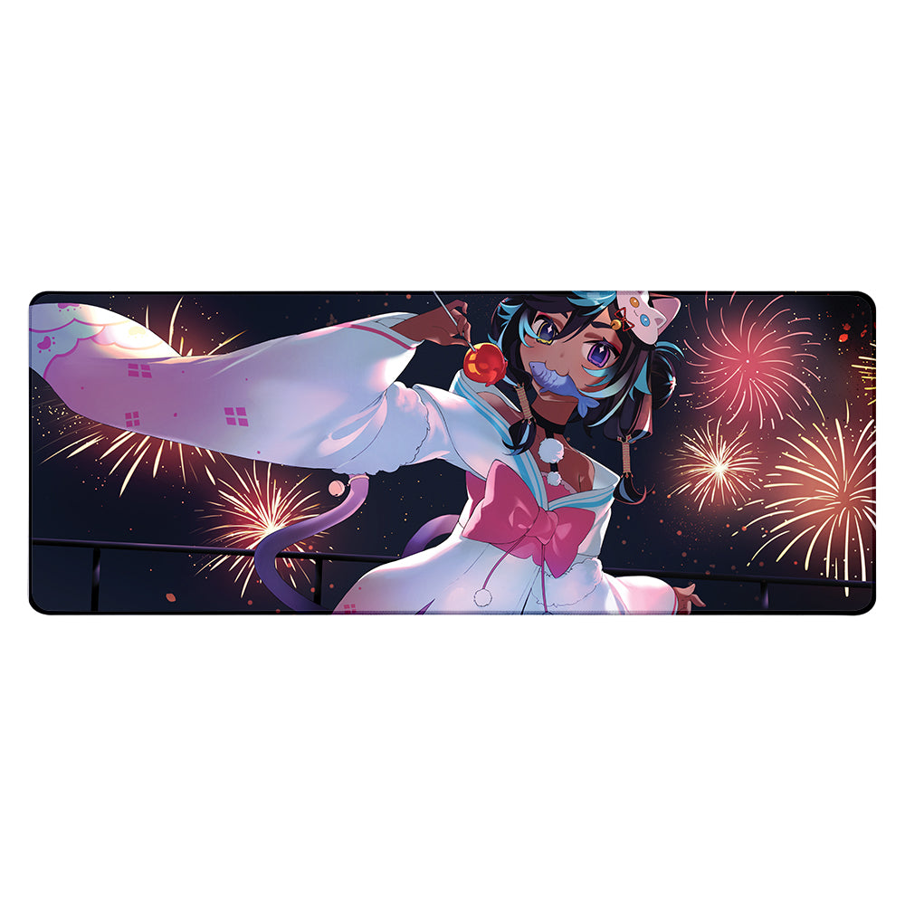 Kittyflute Festival XL Mousepad