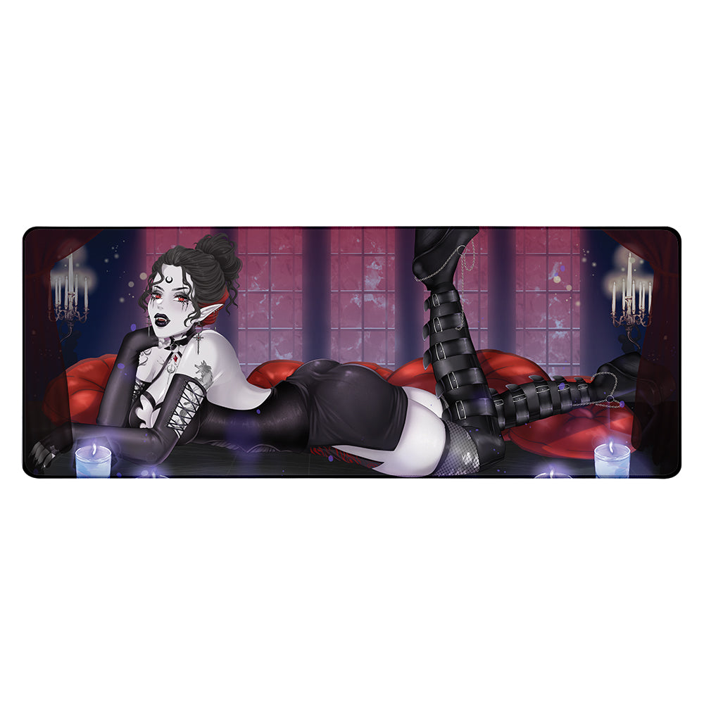 Vampykinz Patiently Awaiting XL Mousepad