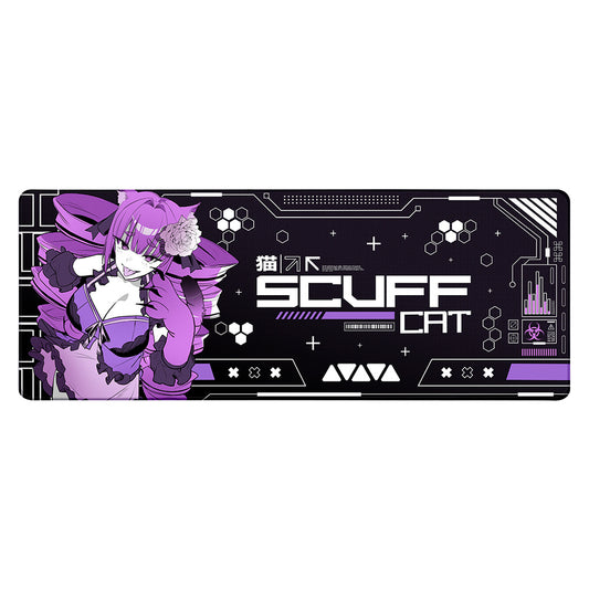 Scuff Cat "Shush!" XL Mousepad