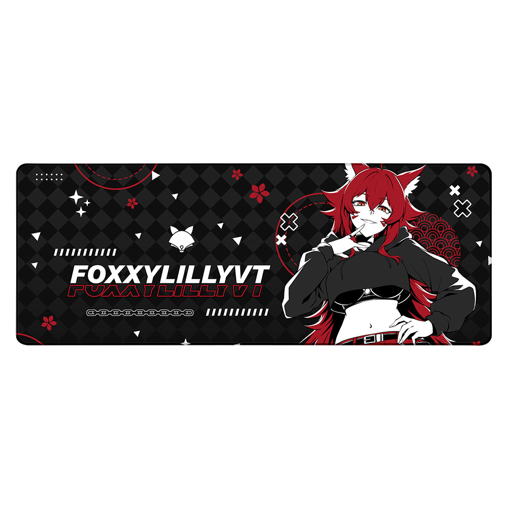 FoxxyLillyVT Mischievous Lil Fox XL Mousepad