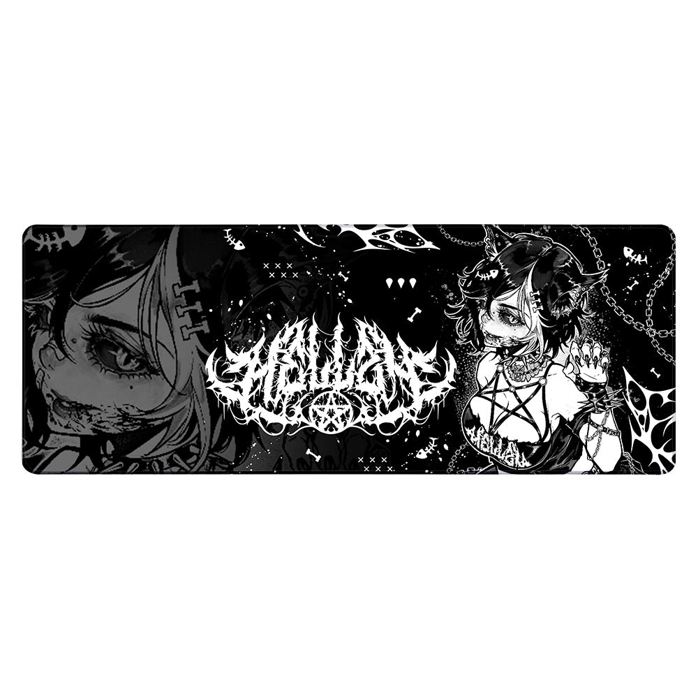 its_Hellzy "Demonic Cat" XL Mousepad