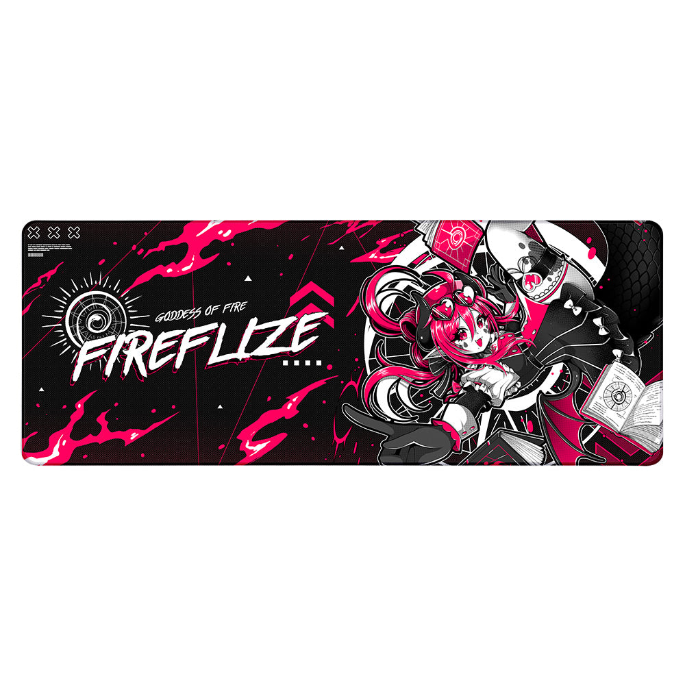 Fireflize "Pink Blaze" XL Mousepad