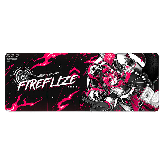 Fireflize "Pink Blaze" XL Mousepad