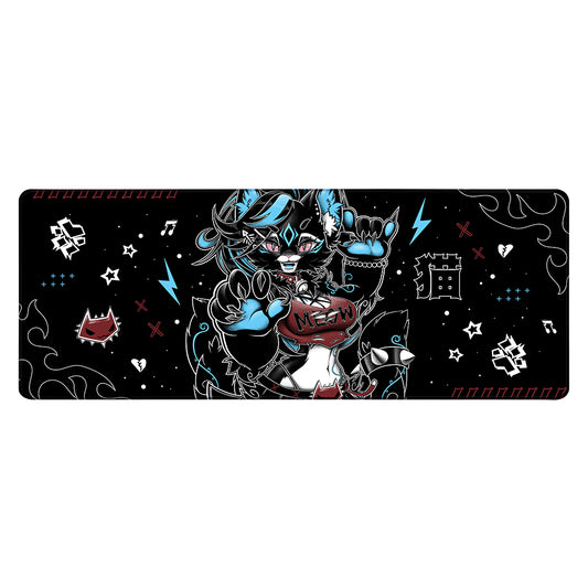 TheBlaqkKat Chaotic Punk XL Mousepad