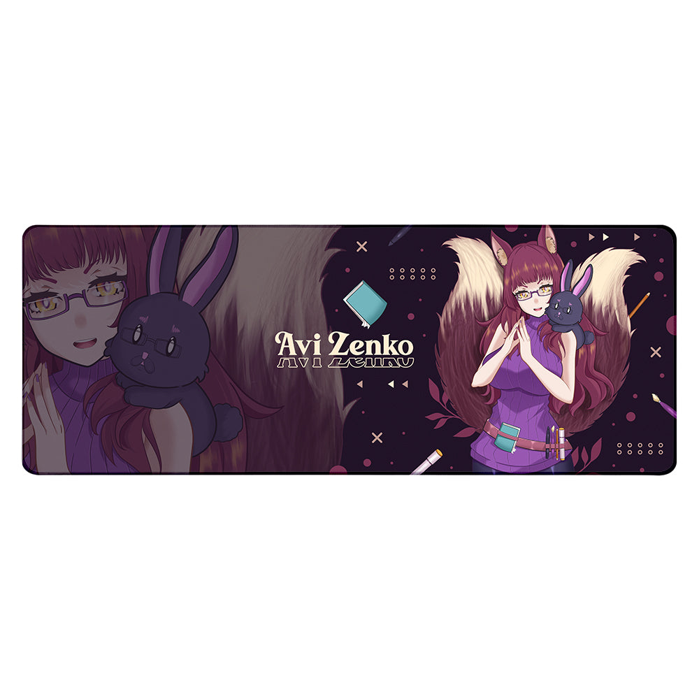Avi Zenko "Two-Tailed Kitsune" XL Mousepad