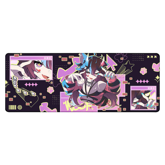 awoodles "Cyberpup Pop-Up" XL Mousepad