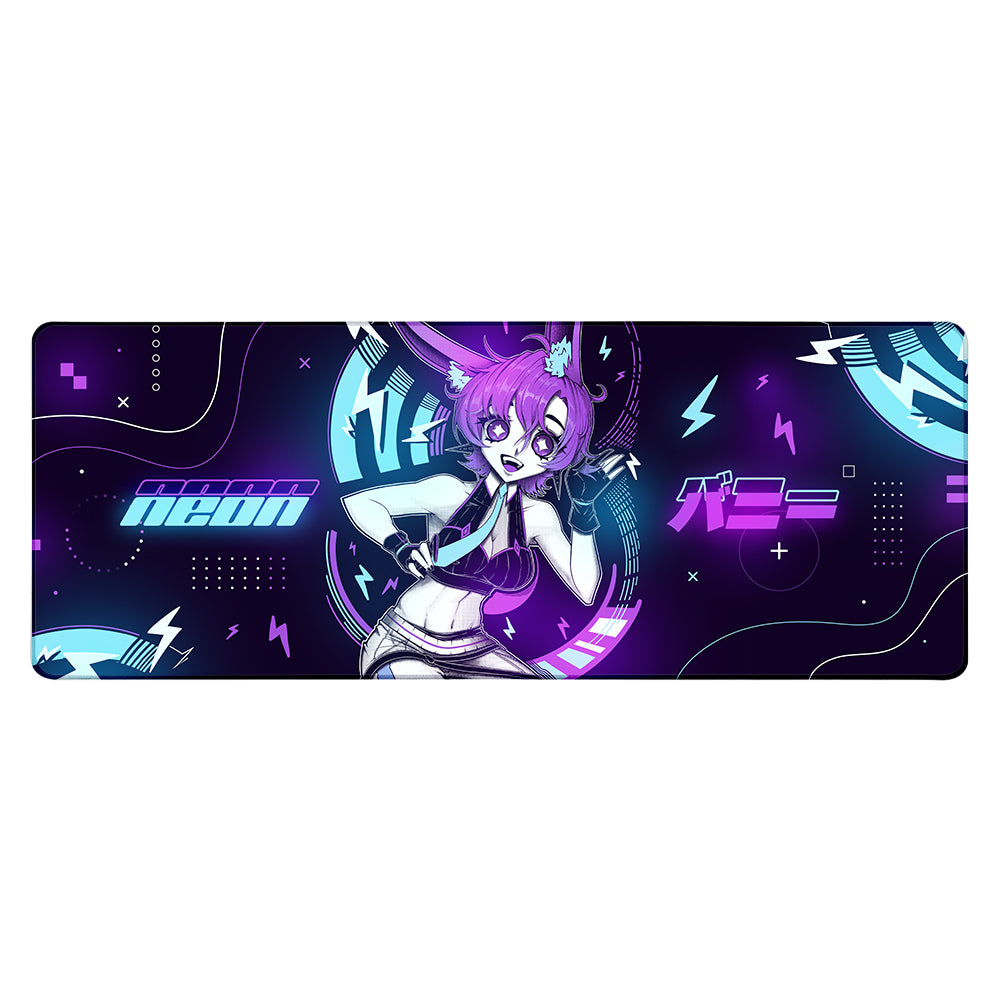 NeonQuin Lightning Bun XL Mousepad