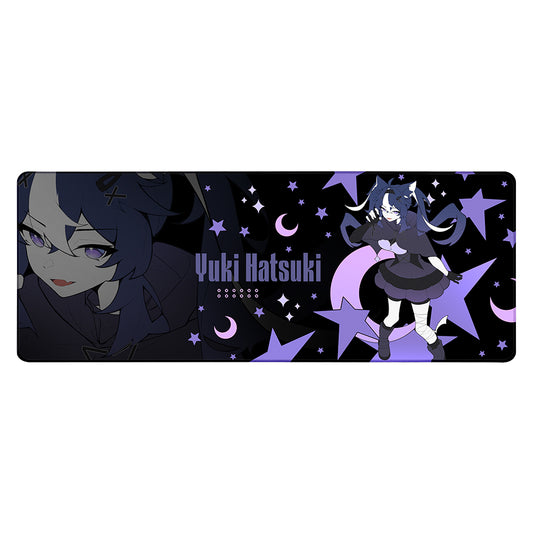 Yuki Hatsuki "Moonflower Stars" XL Mousepad
