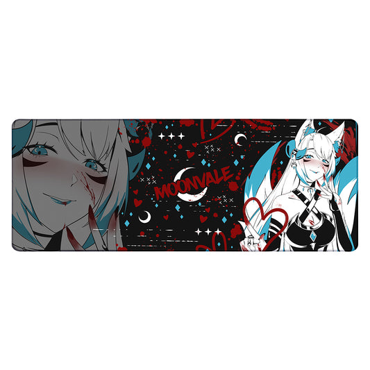 Kitsu Moonvale "Bloody Valentine" XL Mousepad