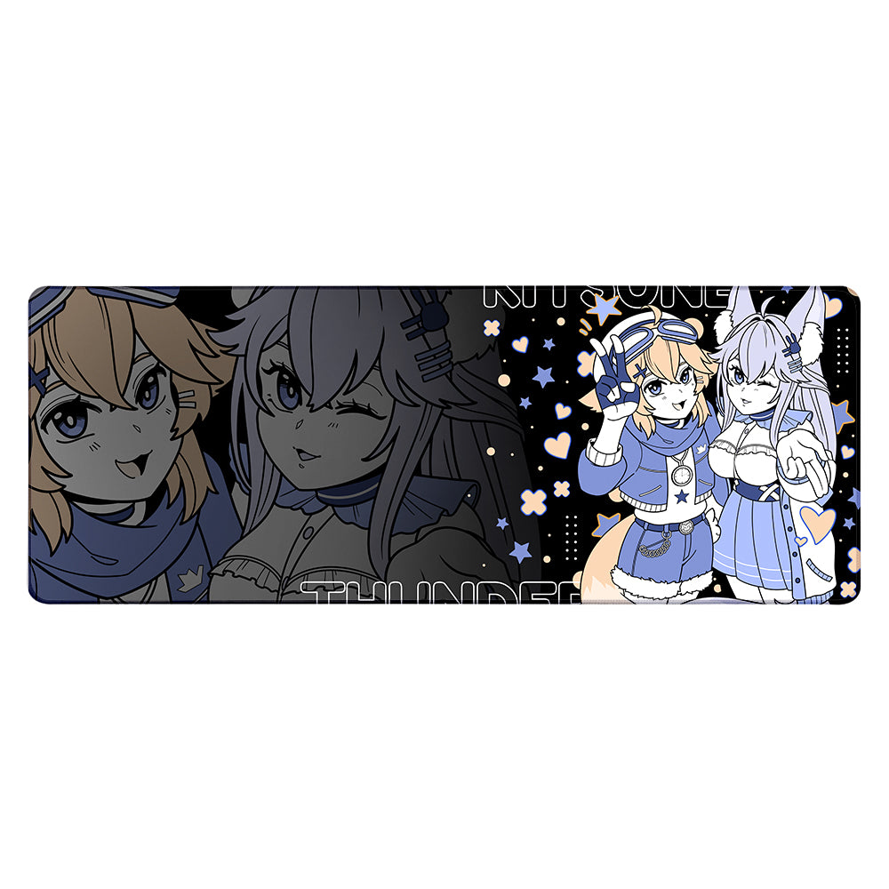 KitsuneThunder "Haru & Hina" XL Mousepad