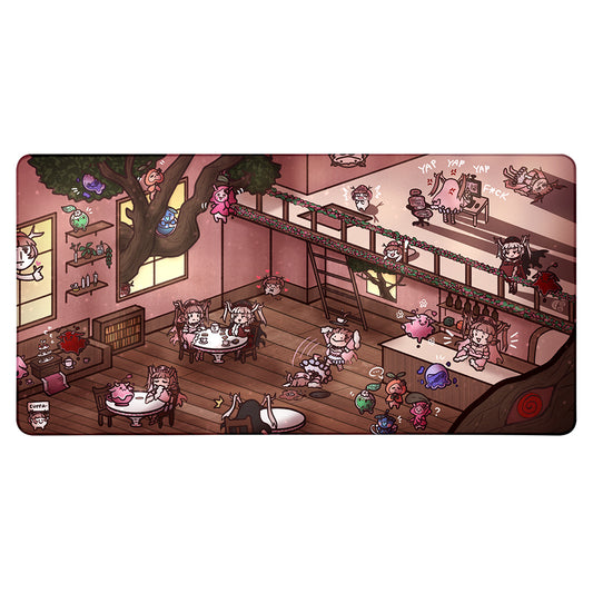 Cuppachae The Tea House XXL Mousepad