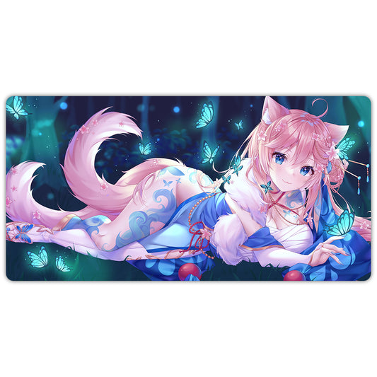 Leahkitties Glowing Forest XXL Mousepad