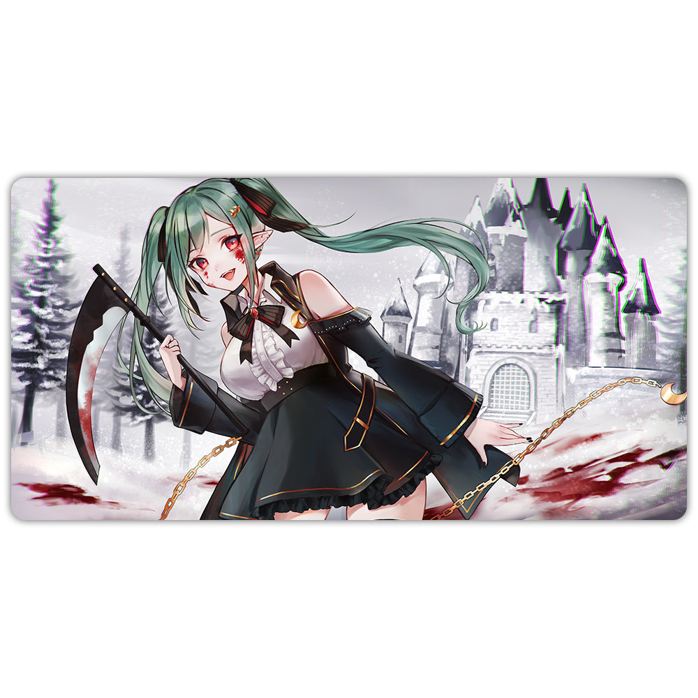 LunaOni Red Winter XXL Mousepad