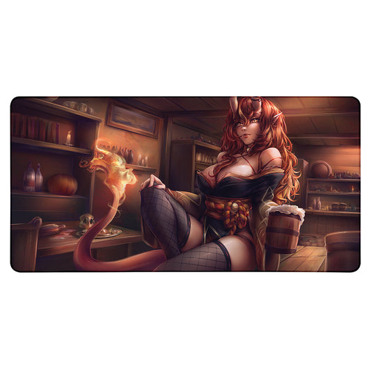 FireOniRei Drink Up XXL Mousepad