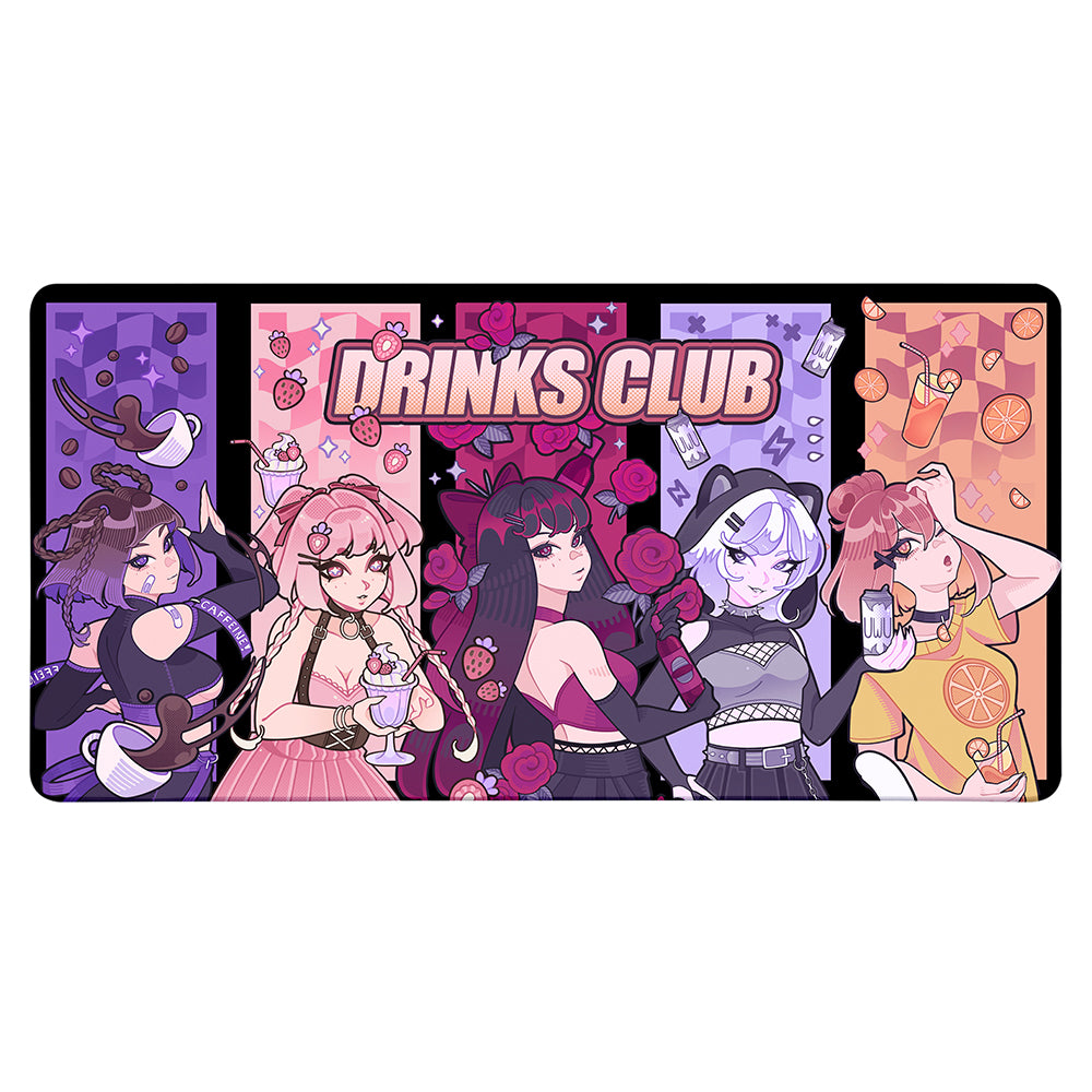 LUCIDIT.Y Drink Club XXL Mousepad