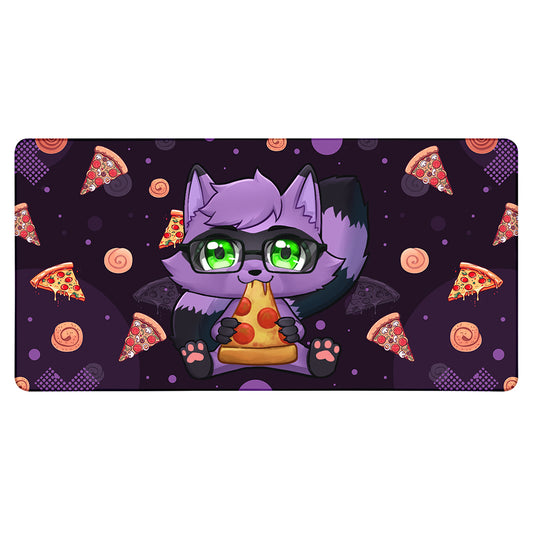 RuffyRaccoon Pizza Time XXL Mousepad