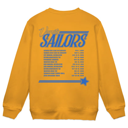 Vioncii Varsity Sailors Crewneck (Mustard/Blue)