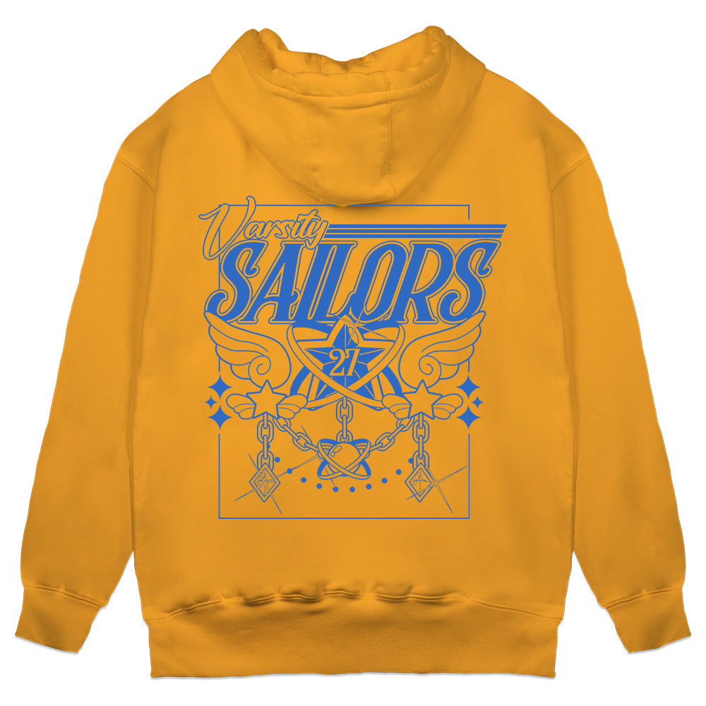 Vioncii Varsity Sailors Hoodie (Mustard/Blue)