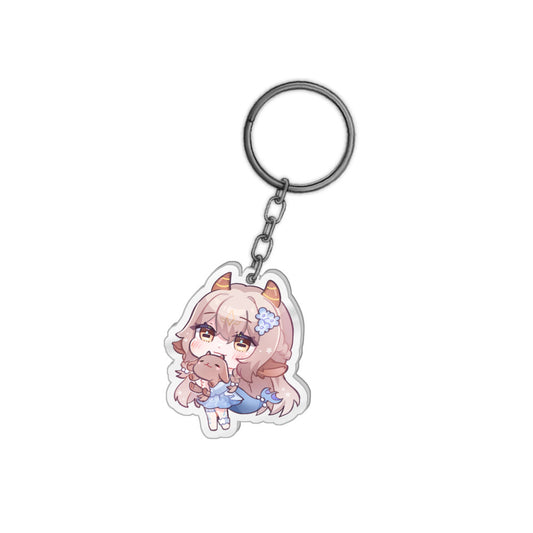 Yuchi BonGoat Keychain