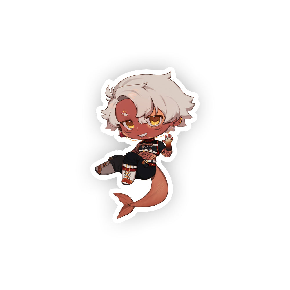 Yuitannn Chibi Racer Sticker