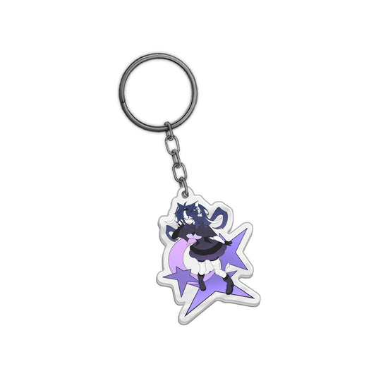 Yuki Hatsuki "Moonflower Stars" Keychain