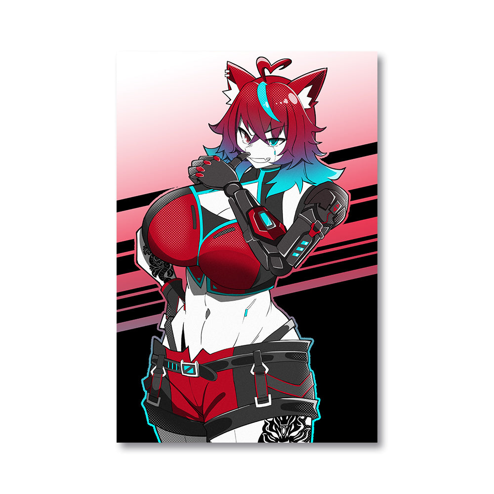 YoruVexa Tomboy Wolf Poster