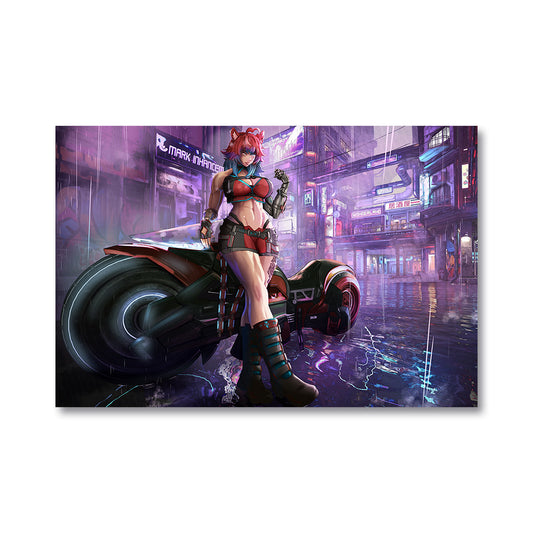 YoruVexa Cyberpunk Poster