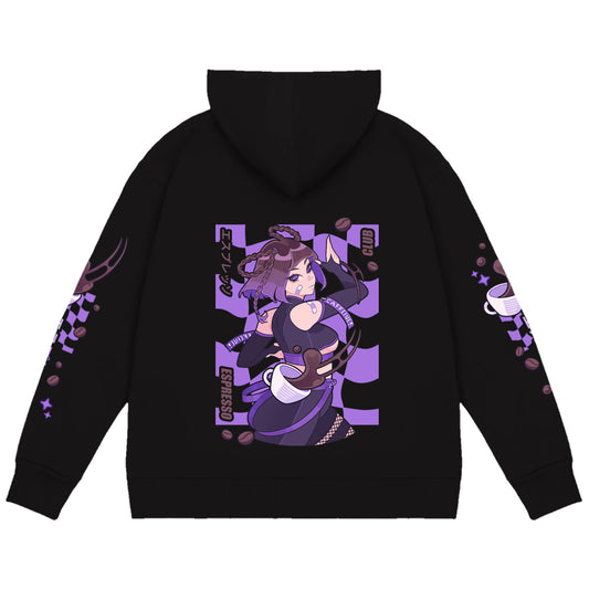LUCIDIT.Y Espresso Club Zip Up Hoodie