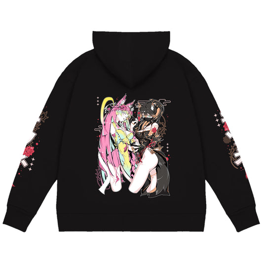 KitsuneNoTamashii Zip Up Hoodie